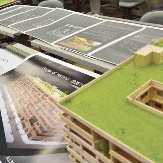 「未来」に「つながる」
RiSENのオープンキャンパス
【建築学科】／岡山理科大学専門学校