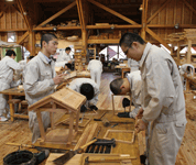 熊本県 球磨工業高校 建築科伝統建築コース、伝統建築専攻科のみなさん3