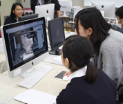 京都府 京都府立大江高校 ビジネス科学科マルチメディアコースのみなさん2