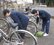 茨城県　結城市立結城中学校　女子バレーボール部のみなさん4