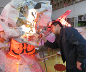 青森県 青森工業高校 ねぶた部のみなさん3