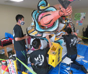 青森県 青森工業高校 ねぶた部のみなさん4