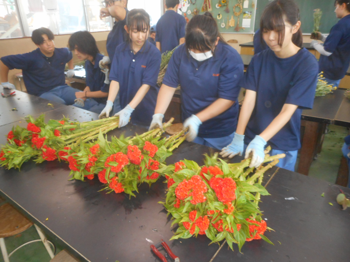 長野県 佐久平総合技術高校 農業科(生物サービス科植物活用コース)3年生のみなさん6