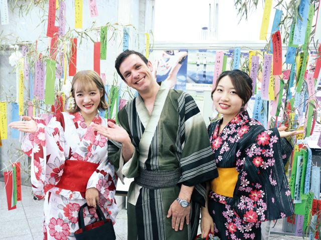 「七夕」学んだ着付けとヘアメイクで女子力up♪