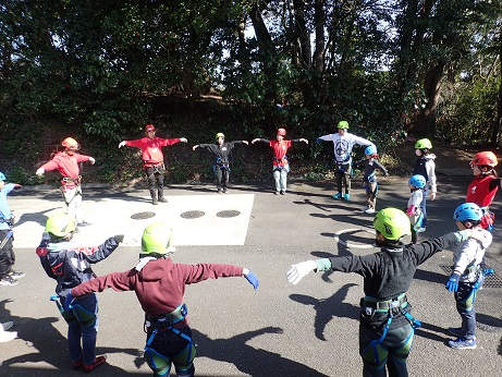 山の日にツリークライミング(木登り)をしよう！3