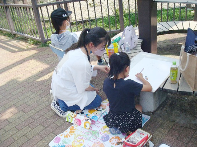 夏休み子ども写生大会1