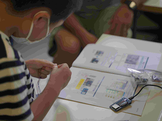 宮城県小学生プログラミング大会2023プレイベント
【I】小学生技術体験ワークショップ　～プログラミングで学ぶ電子工作～（東北工業大学）
【II】小学生プログラミング体験教室　～プログラミングでオリジナル楽器を作ろう～（仙台城南高校）2