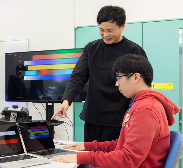 2022年度　名古屋文理大学公開講座
「やさしい手作りアニメーション－絵のダンス」3