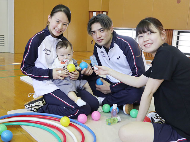 西短大の体育館であそぼう！／双子ママの子育て交流会※2